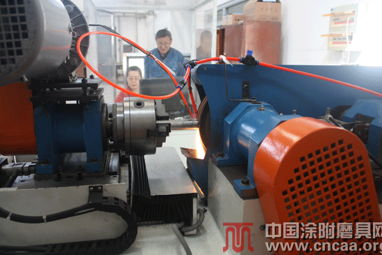 新型砂帶磨削試驗機正式進(jìn)入試車階段