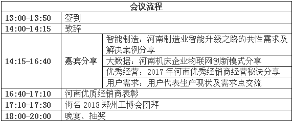 海名2018鄭州工博會團拜會暨河南機床行業(yè)交流會邀請函