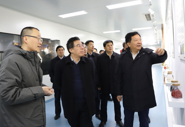 山東省統計局局長郭訓成一行調研圣泉集團