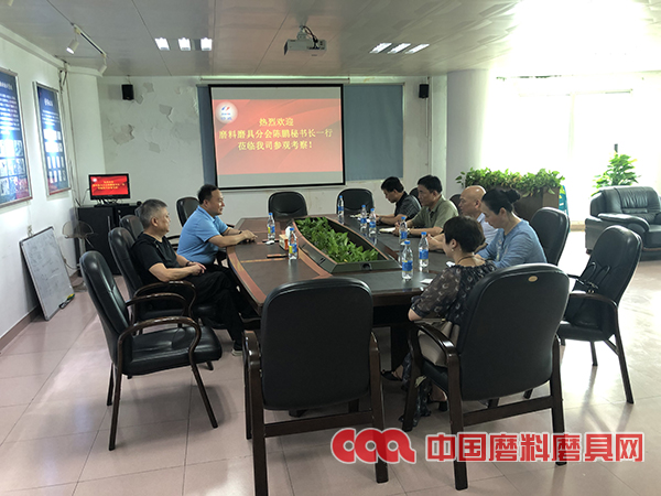 陳鵬秘書長一行調(diào)研廣東省磨料磨具企業(yè)